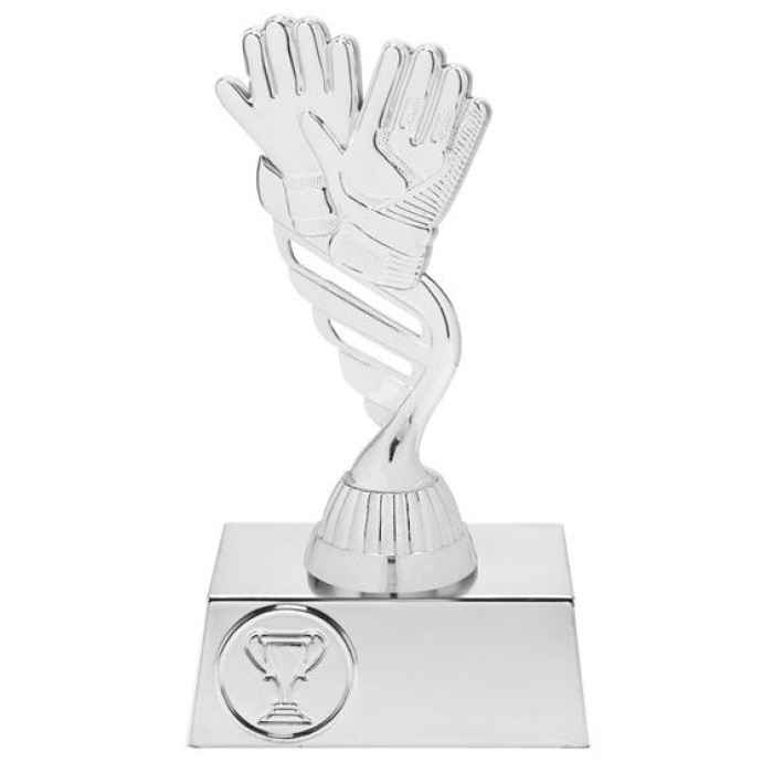  16CM GOALIE PLASTIC FOOTBALL  TROPHY 